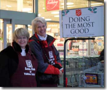 Bell ringing in Yakima for the Salvation Army